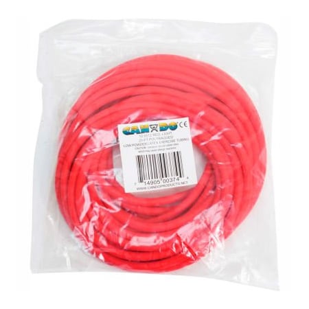 Fabrication Enterprises CanDo Low Powder Exercise Tubing, Red, 25'/Bag 1319531